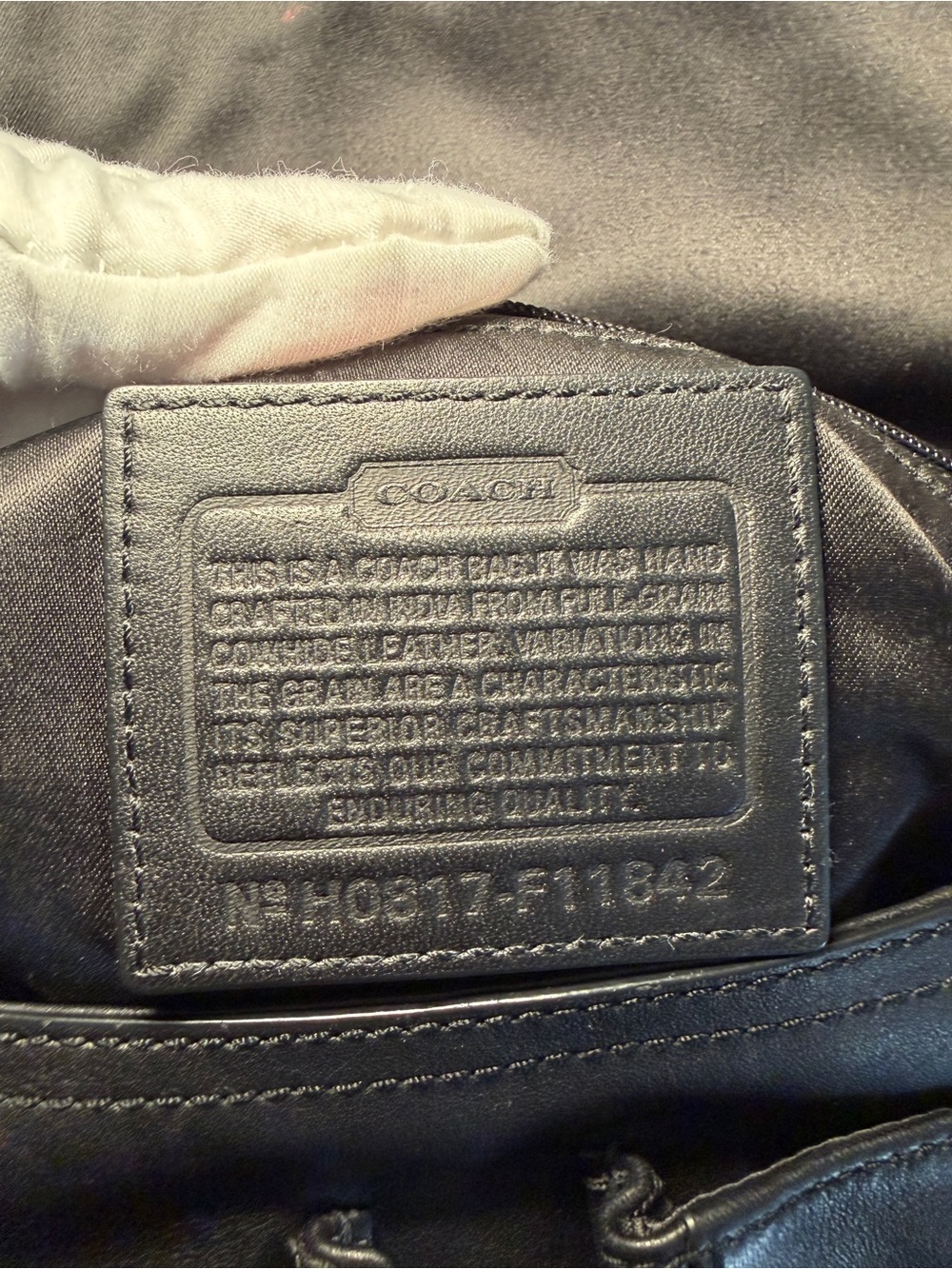 Coach Black Leather Soho - Picture 9 of 10